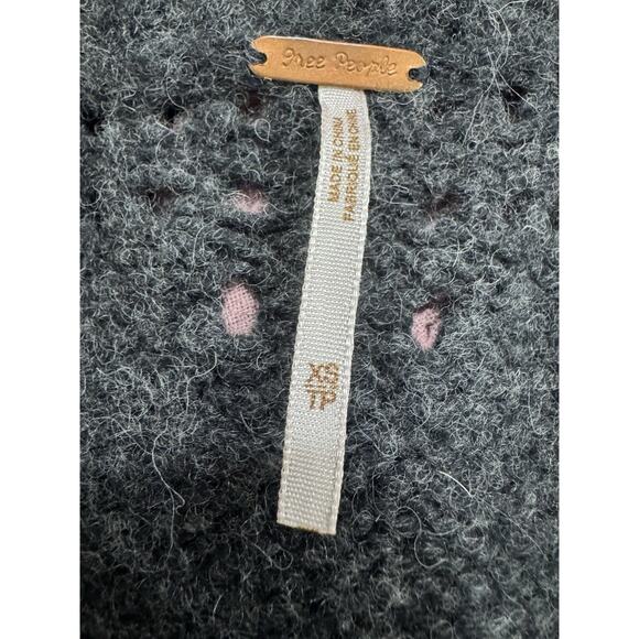 Gray Knit Button Down Cardigan Long Sleeve Cozy Casual Warm Sweater - Picture 5 of 7